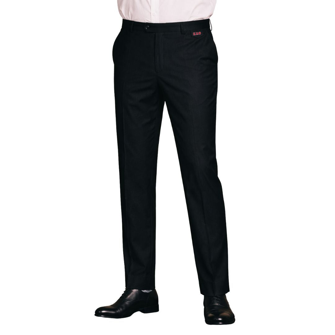 Kappa Alpha Psi Flat Front Trousers (Black)