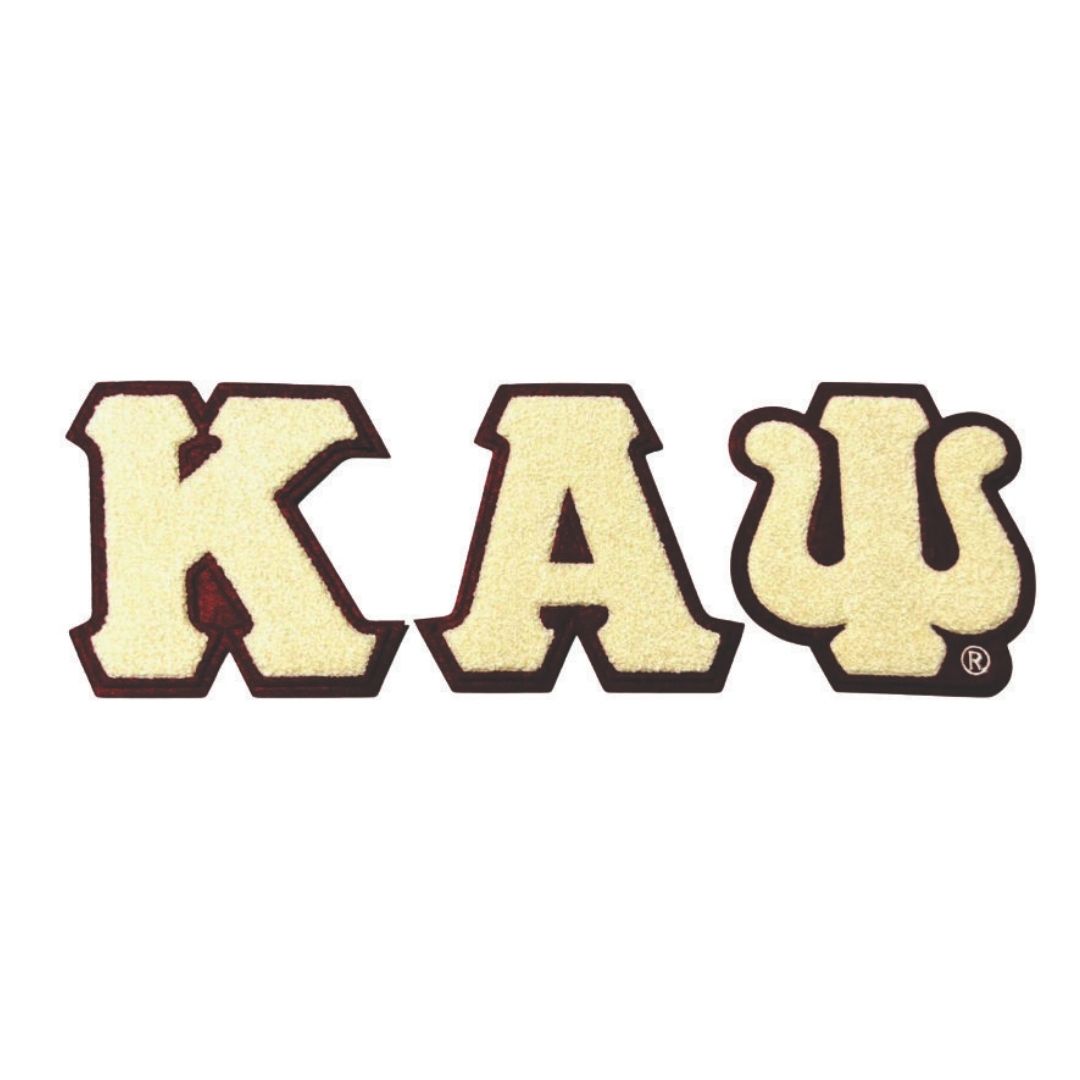 Kappa Cream Chenille Patch