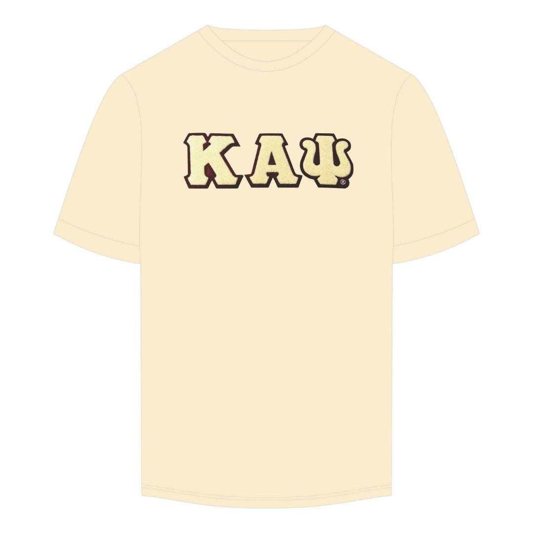 Kappa Cream Chenille Patch