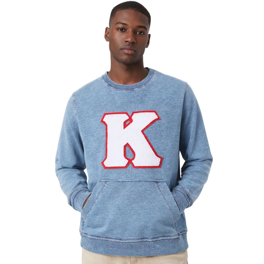 Kappa Denim Chenille Crewneck