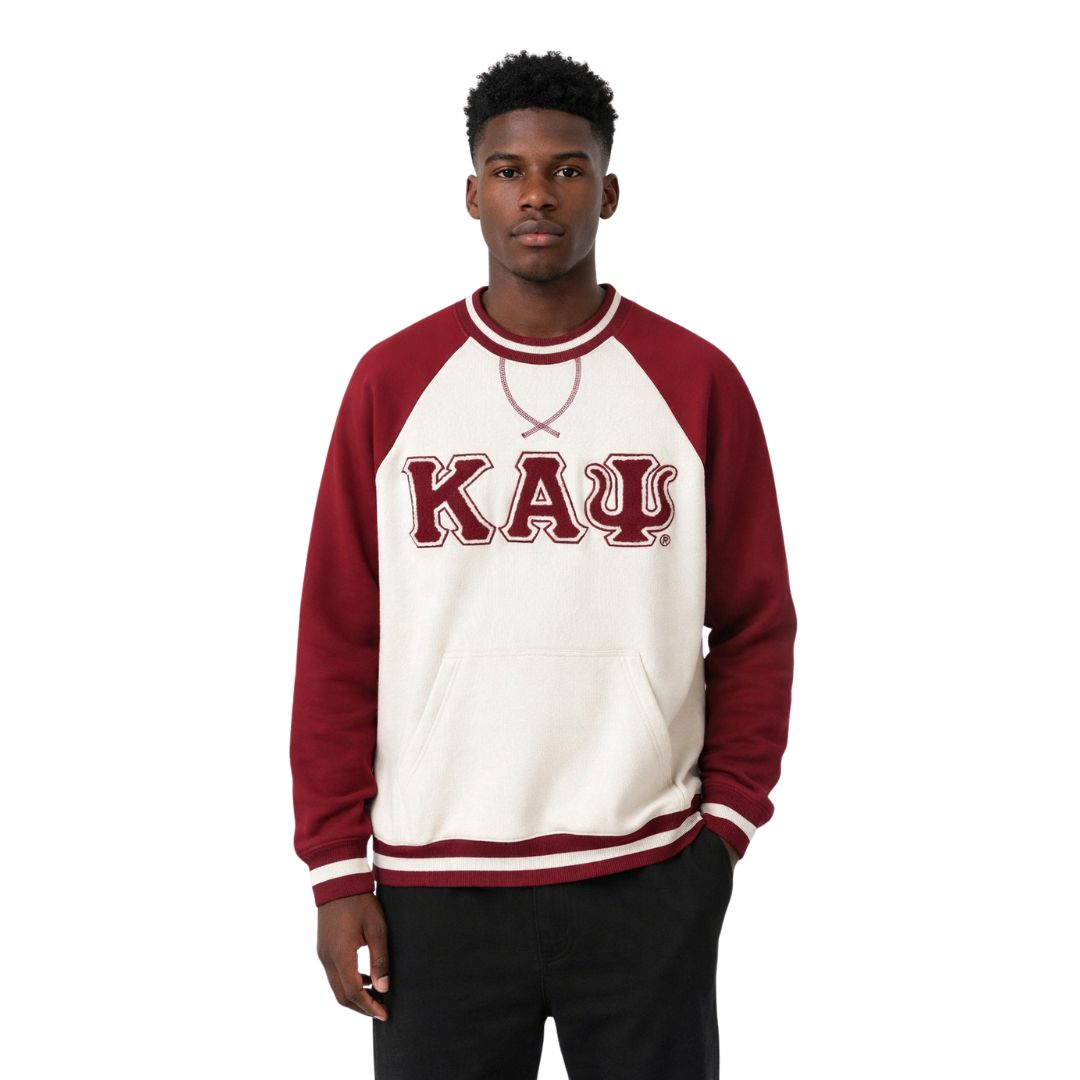 Kappa Krimson Chenille Crewneck