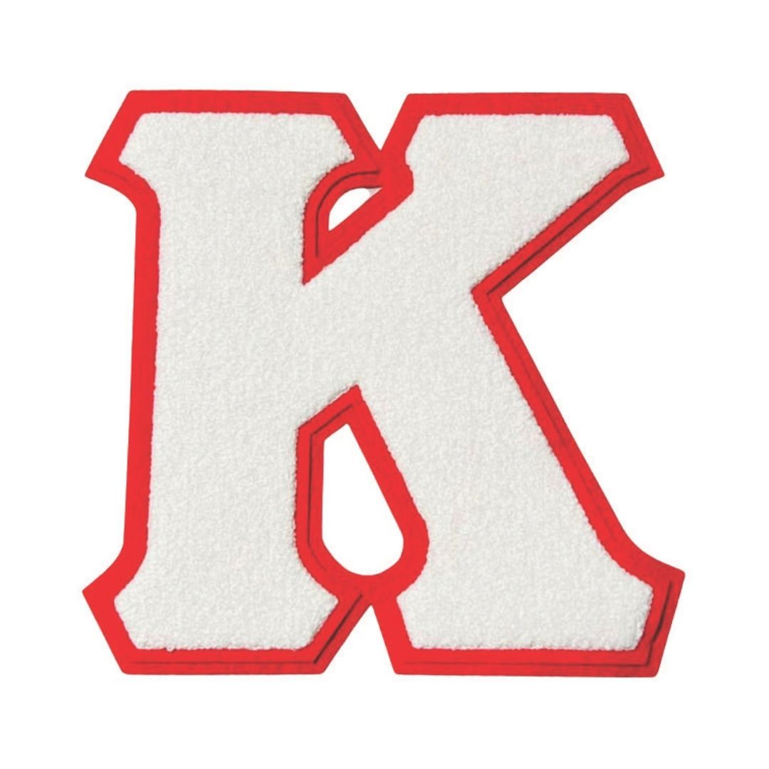 Kappa “K” Chenille Patch