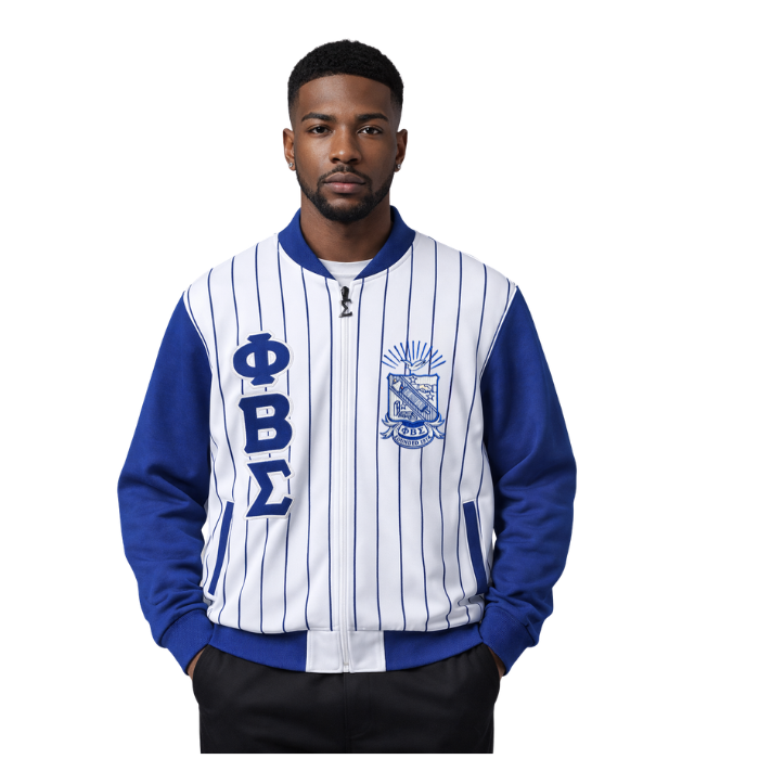 Sigma Pinstripe Tech Track Jacket