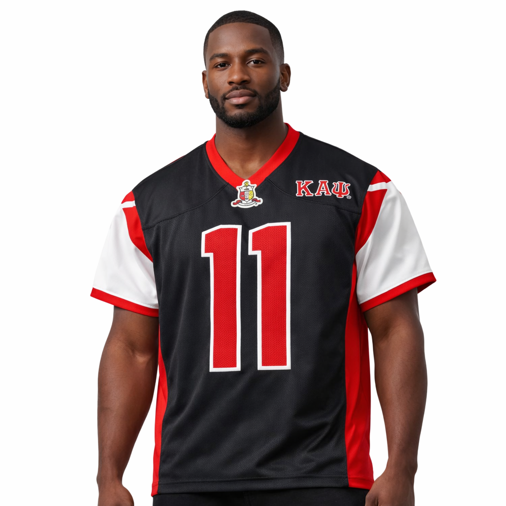 Kappa Black Football Jersey