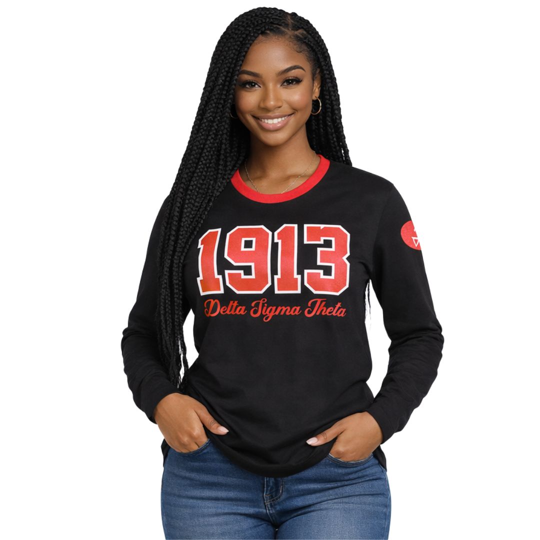 DST LONG SLEEVE TEE BLACK