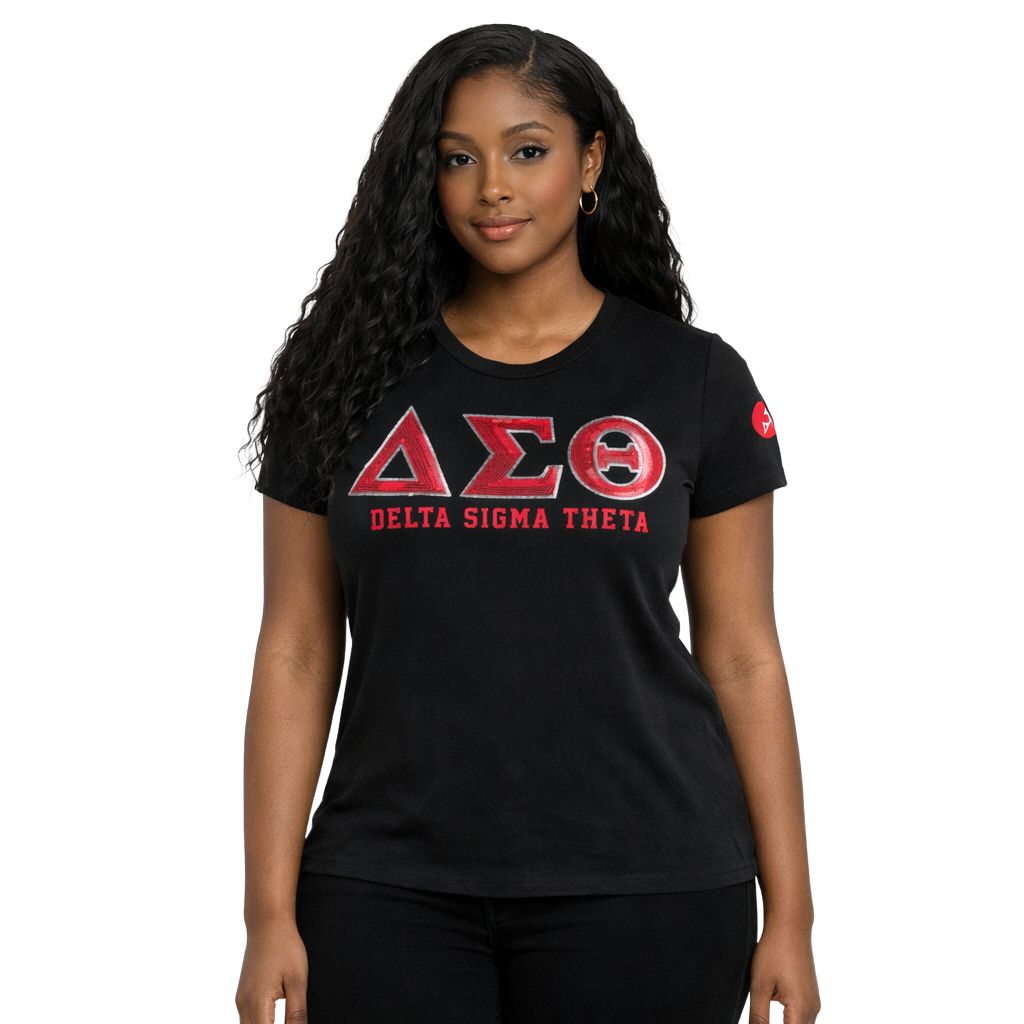 Dst Sequin Patch Tee Red
