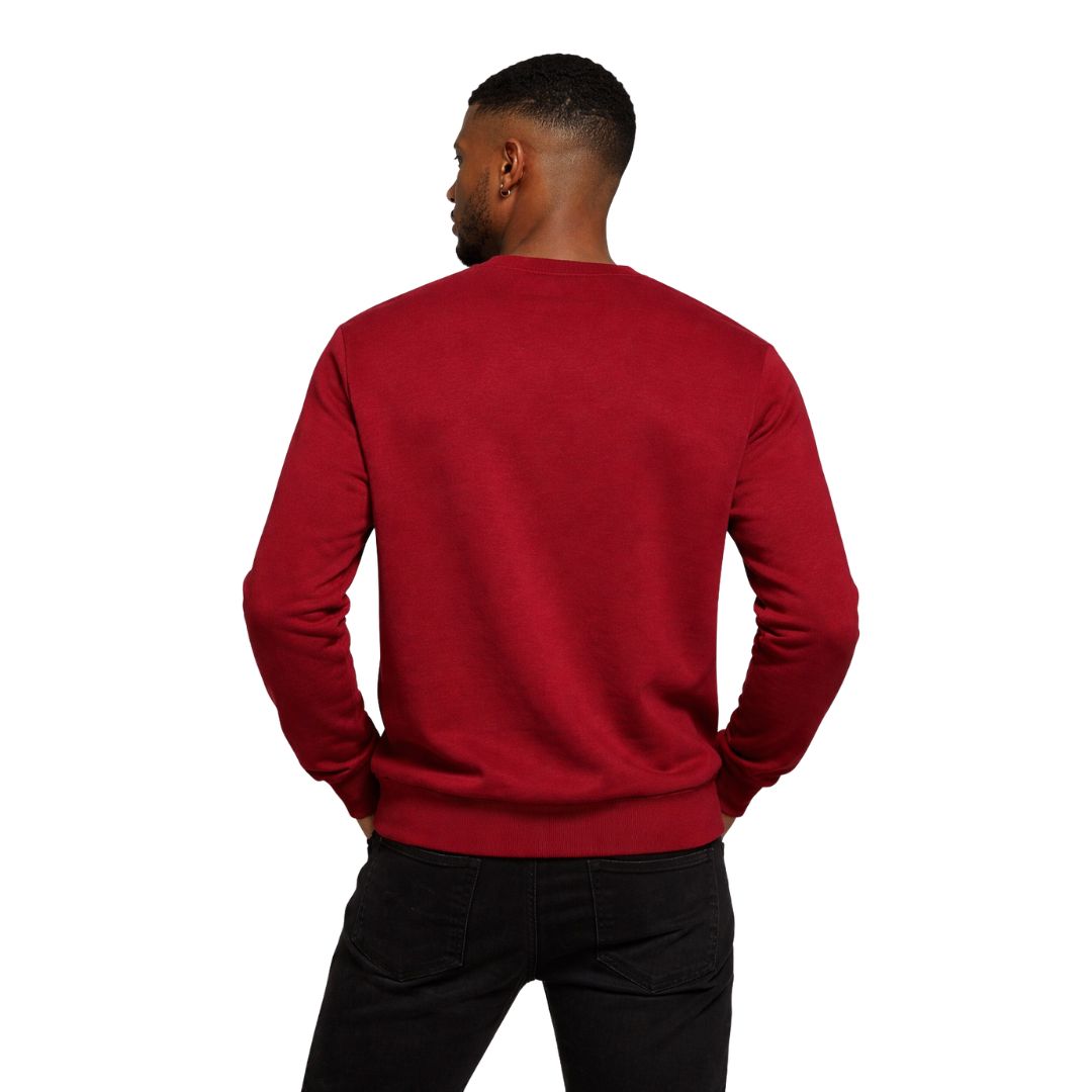 Kappa Krimson & Kream Crest Chenille Pocket Crewneck