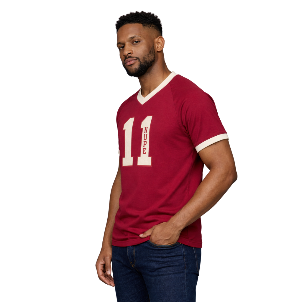 Kappa Alpha Psi Klub Ringer V-neck Tee