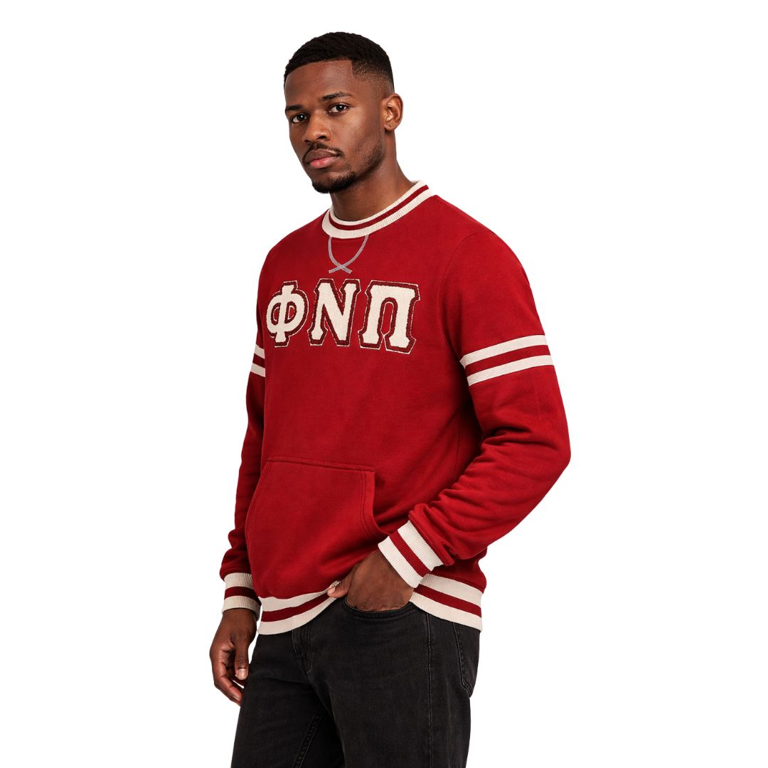 Kappa Phi Nu Pi Krimson Chenille Crewneck