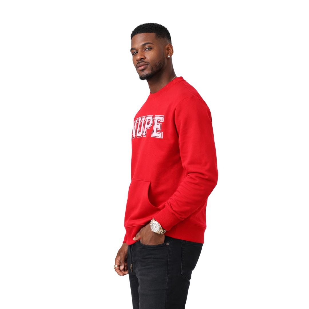 Kappa Nupe Chenille Pocket Crewneck