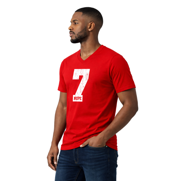Kappa Alpha Psi #7 Klub V-Neck Tee (Red)