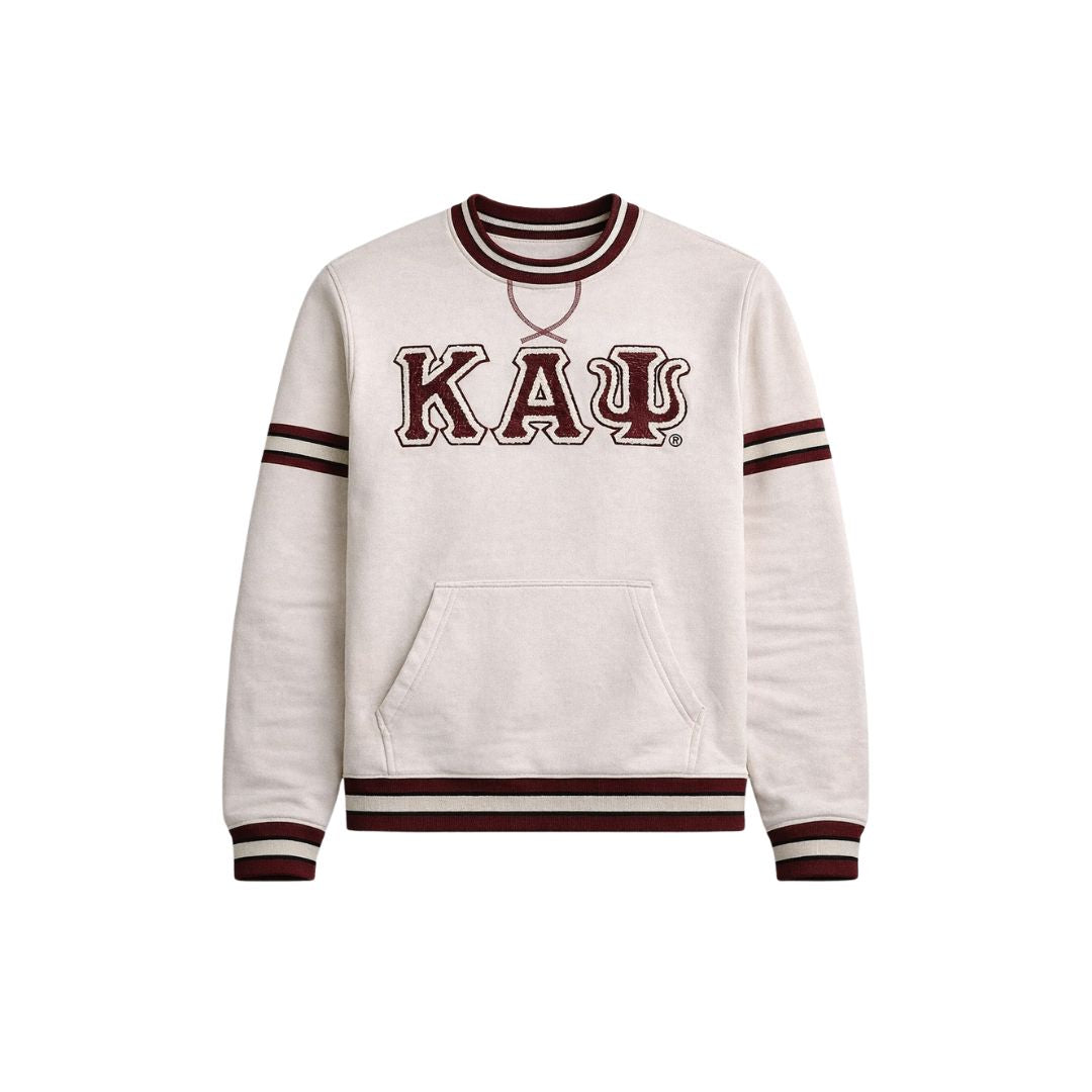 Kappa Neutral Chenille Crewneck