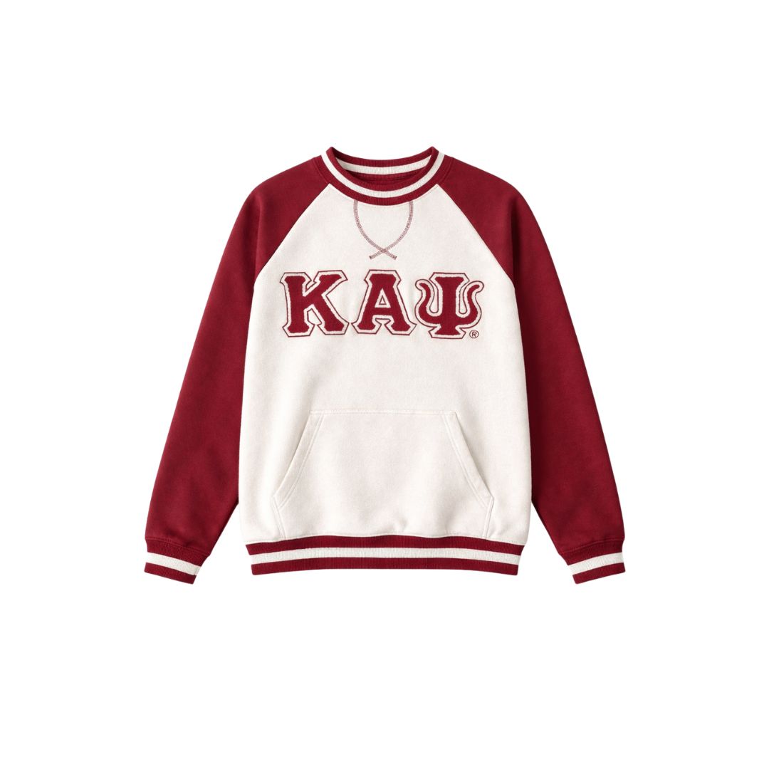 Kappa Krimson Chenille Crewneck