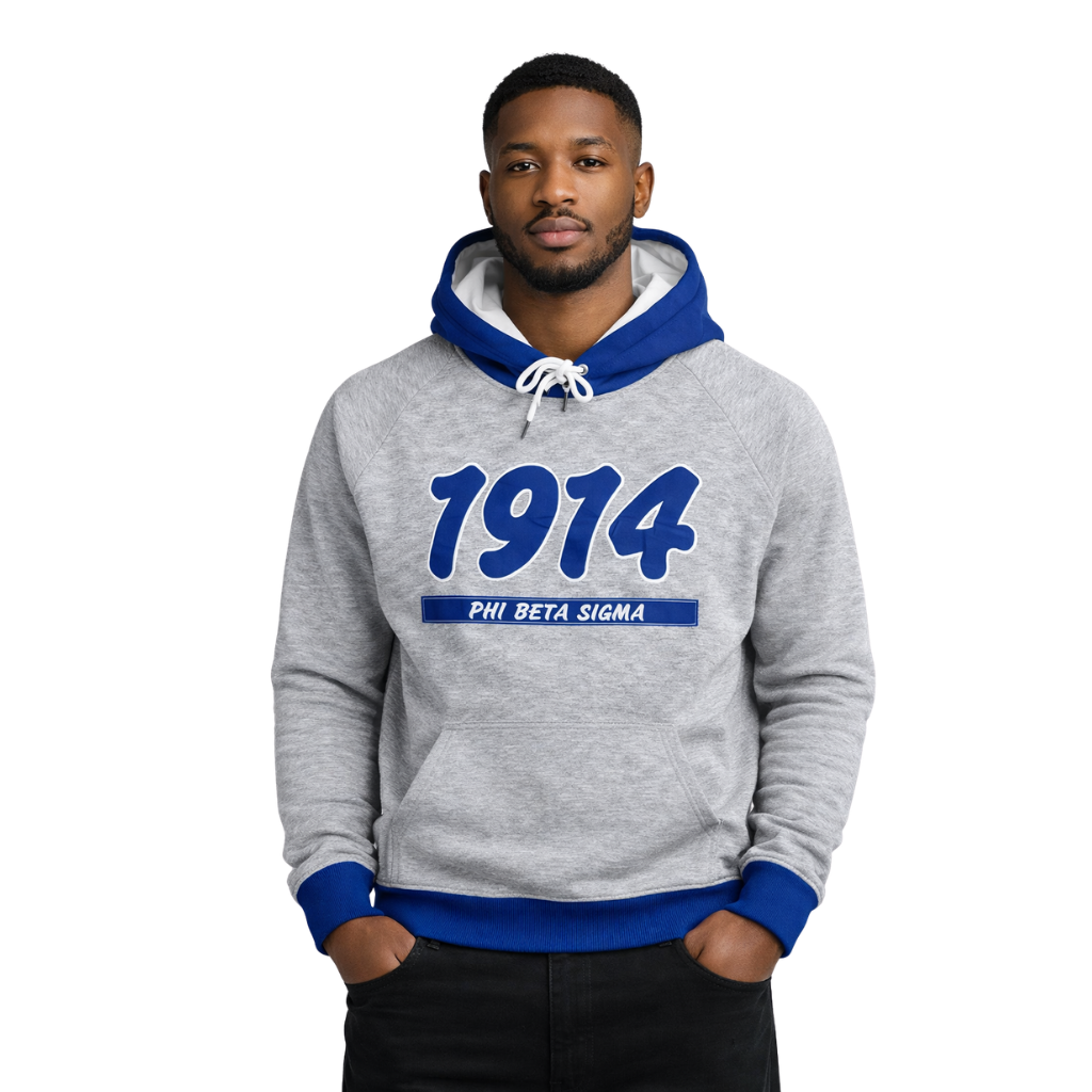 Grey 1914 Phi Beta Sigma Hoodie