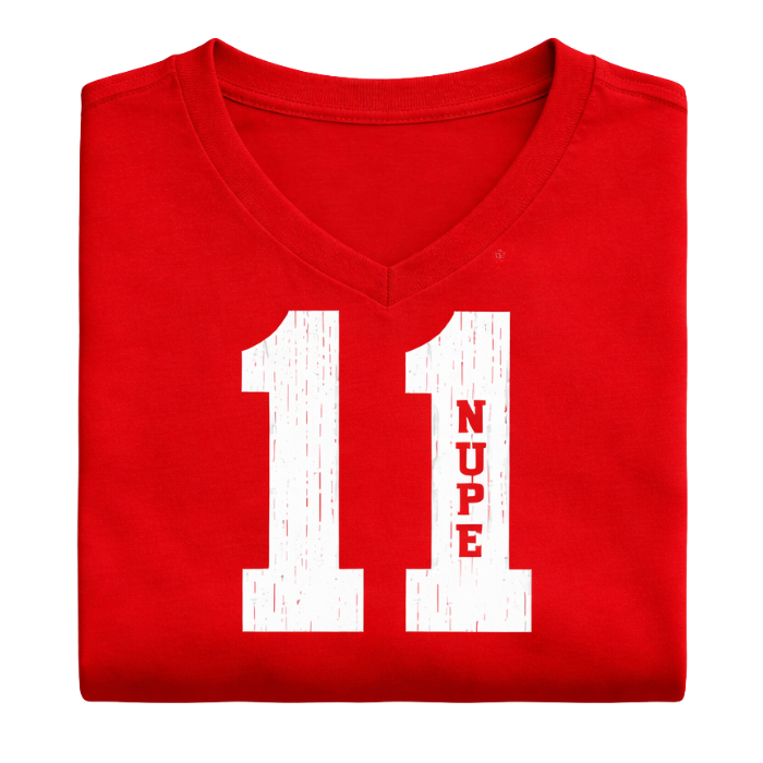 Kappa Alpha Psi #11 Klub V-Neck Tee (Red)