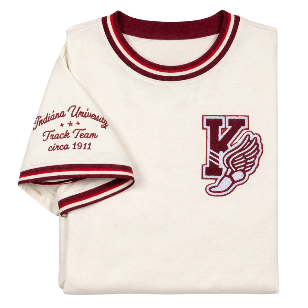 Kappa Alpha Psi Chenille Summers Ringer Tee (Kream)