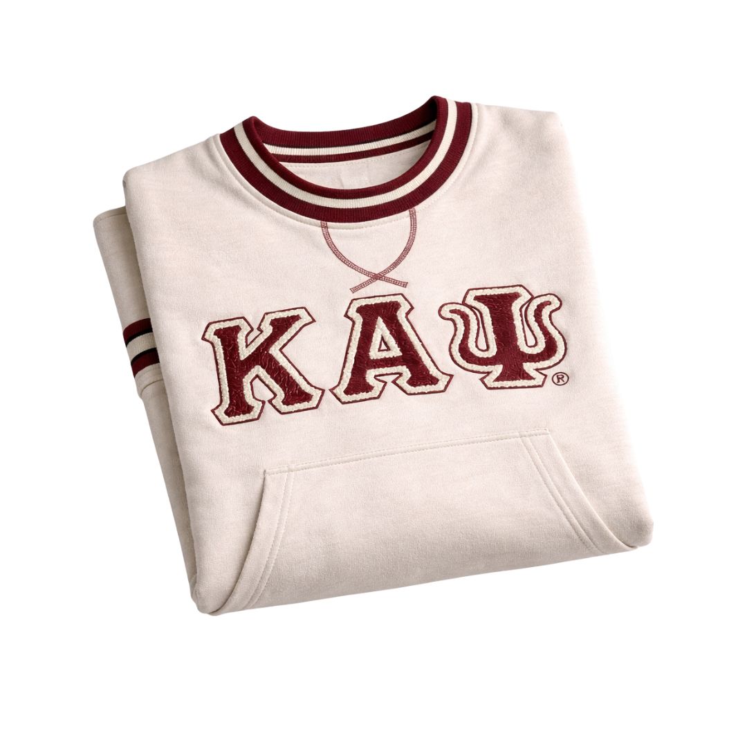 Kappa Neutral Chenille Crewneck