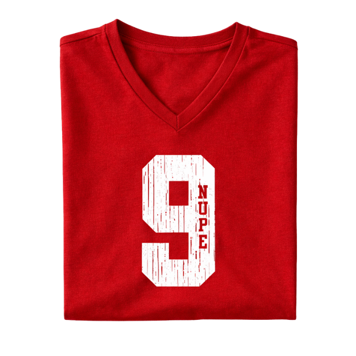 Kappa Alpha Psi #9 Klub V-Neck Tee (Red)