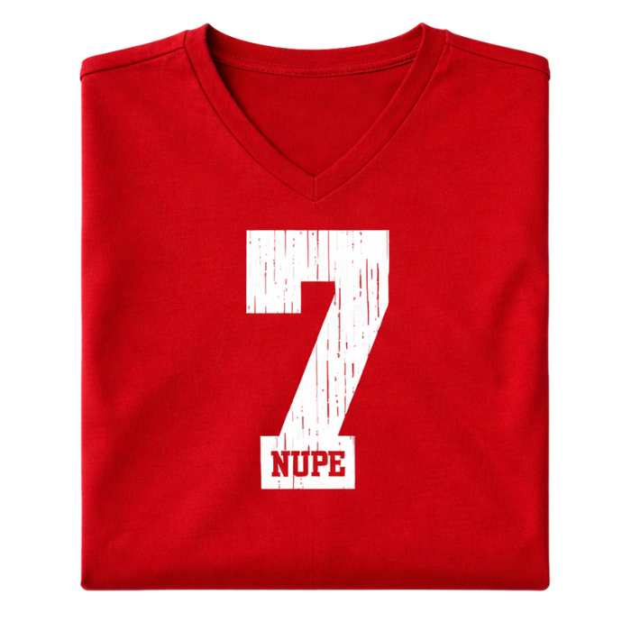 Kappa Alpha Psi #7 Klub V-Neck Tee (Red)