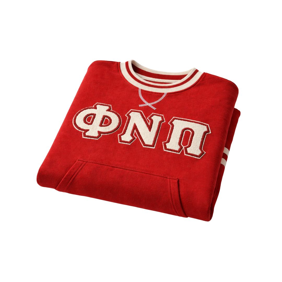 Kappa Phi Nu Pi Krimson Chenille Crewneck