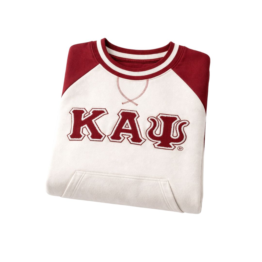 Kappa Krimson Chenille Crewneck