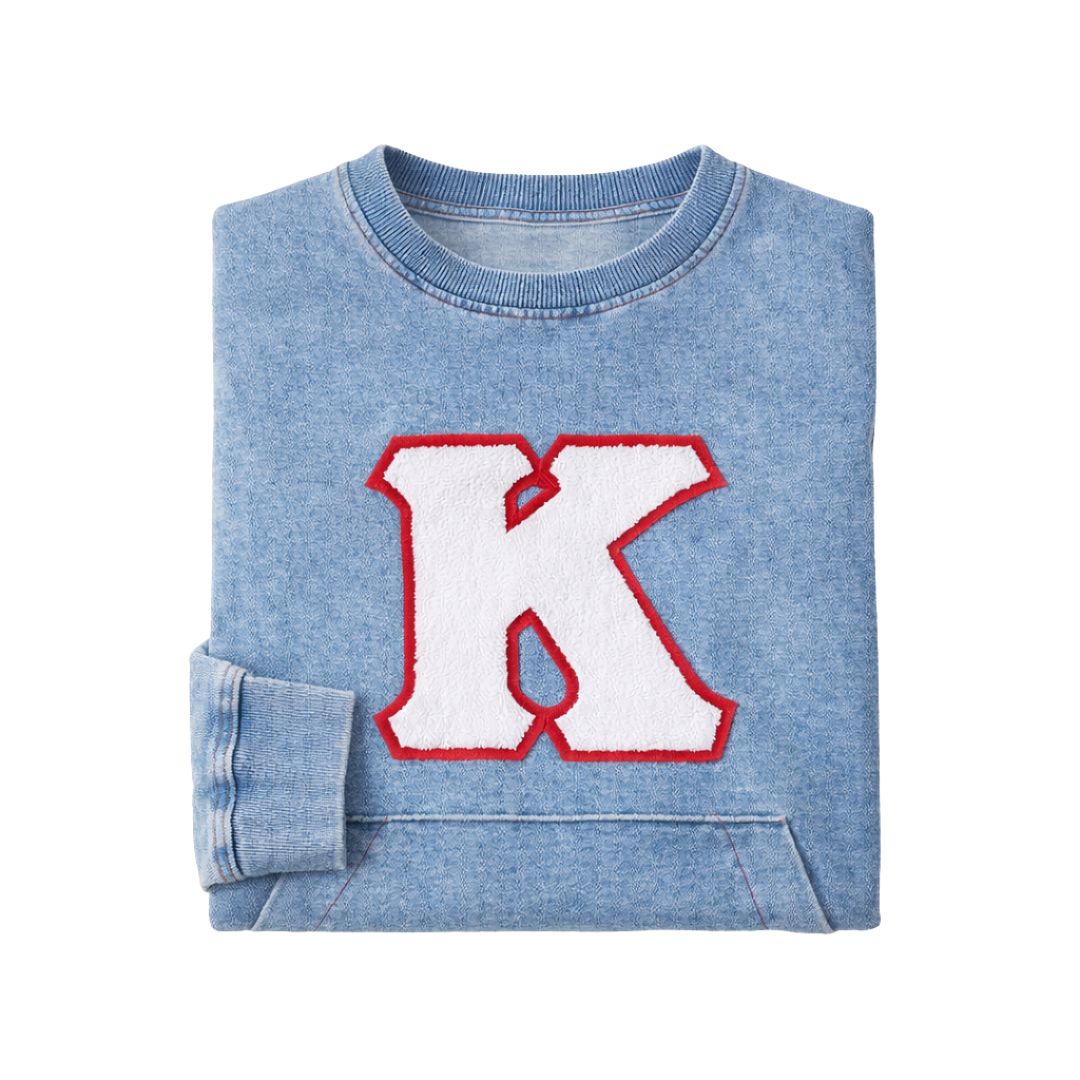 Kappa Denim Chenille Crewneck