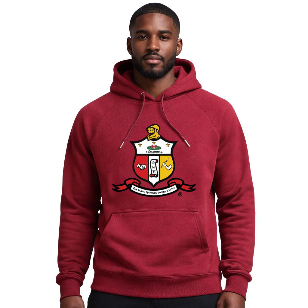 Kappa Crimson Chenille Crest Premium Hoodie