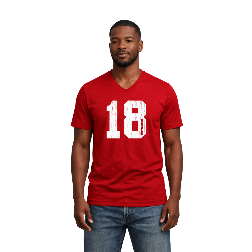 Kappa Alpha Psi #18 Klub V-Neck Tee