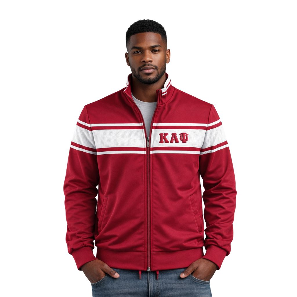Kappa Alpha Psi 3-Letter Mesh Panel Track Jacket