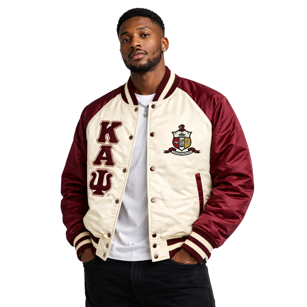 Kappa Krimson & Kream Bomber Jacket