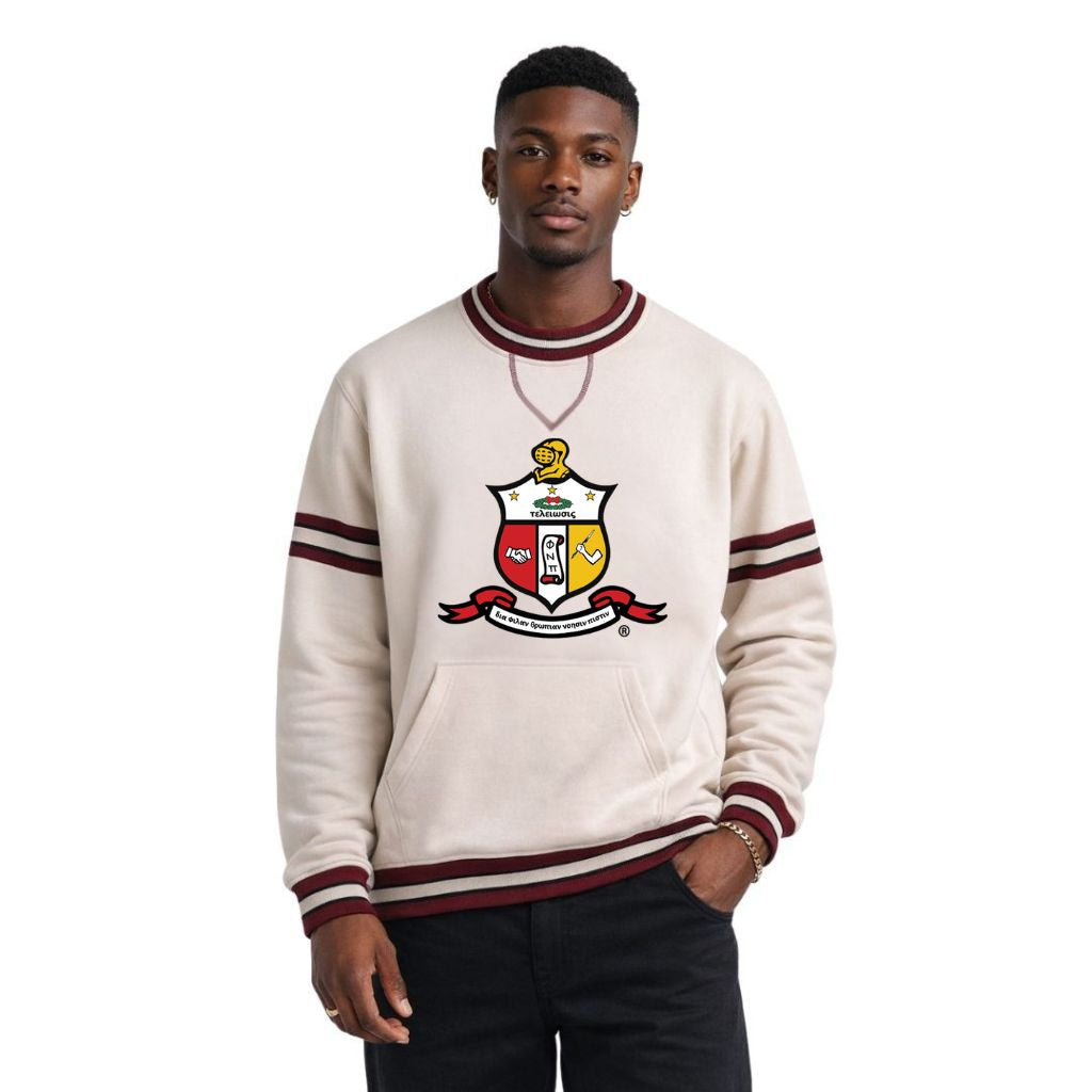 Kappa Neutral Crest Chenille Crewneck