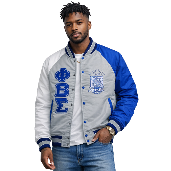 Grey Sigma Bomber Jacket