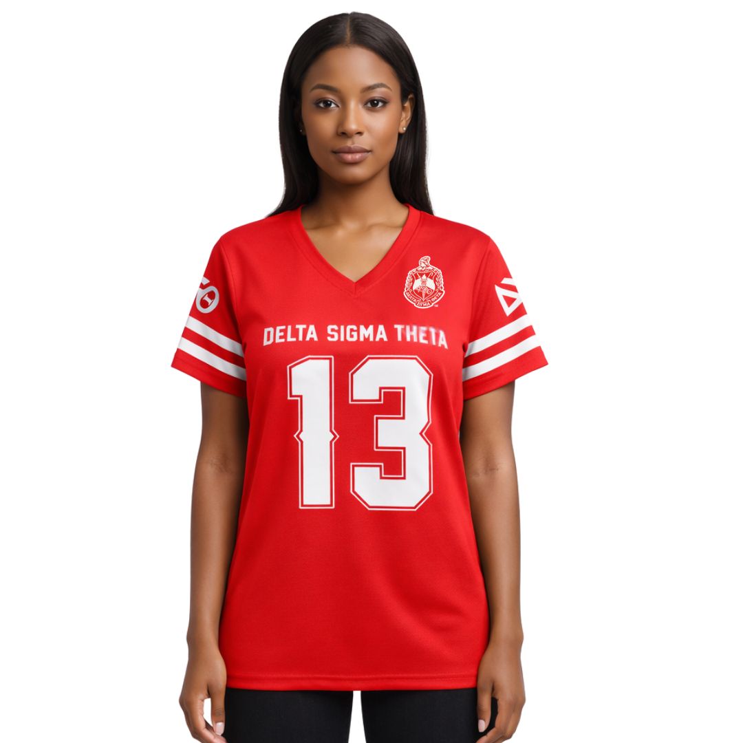 DST Football Jersey Tee Red