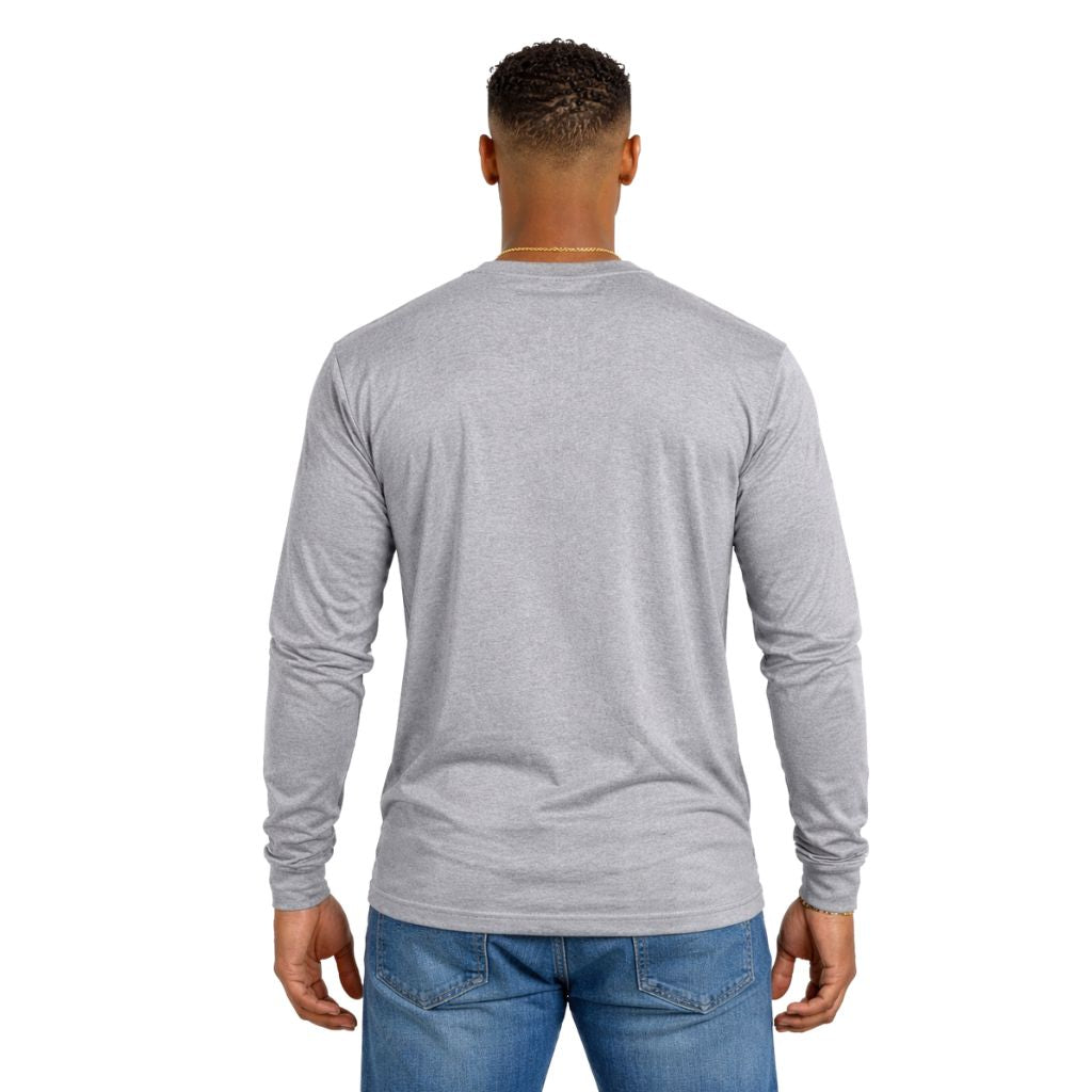 Kappa Alpha Psi The Nupes DriFit Long Sleeve Shirt (Heather Grey)