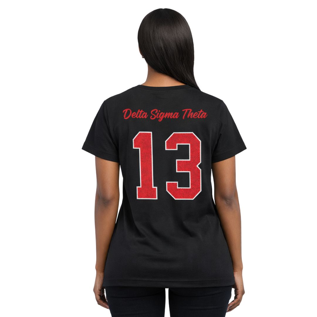DST Glitter Dry Fit Tee Black
