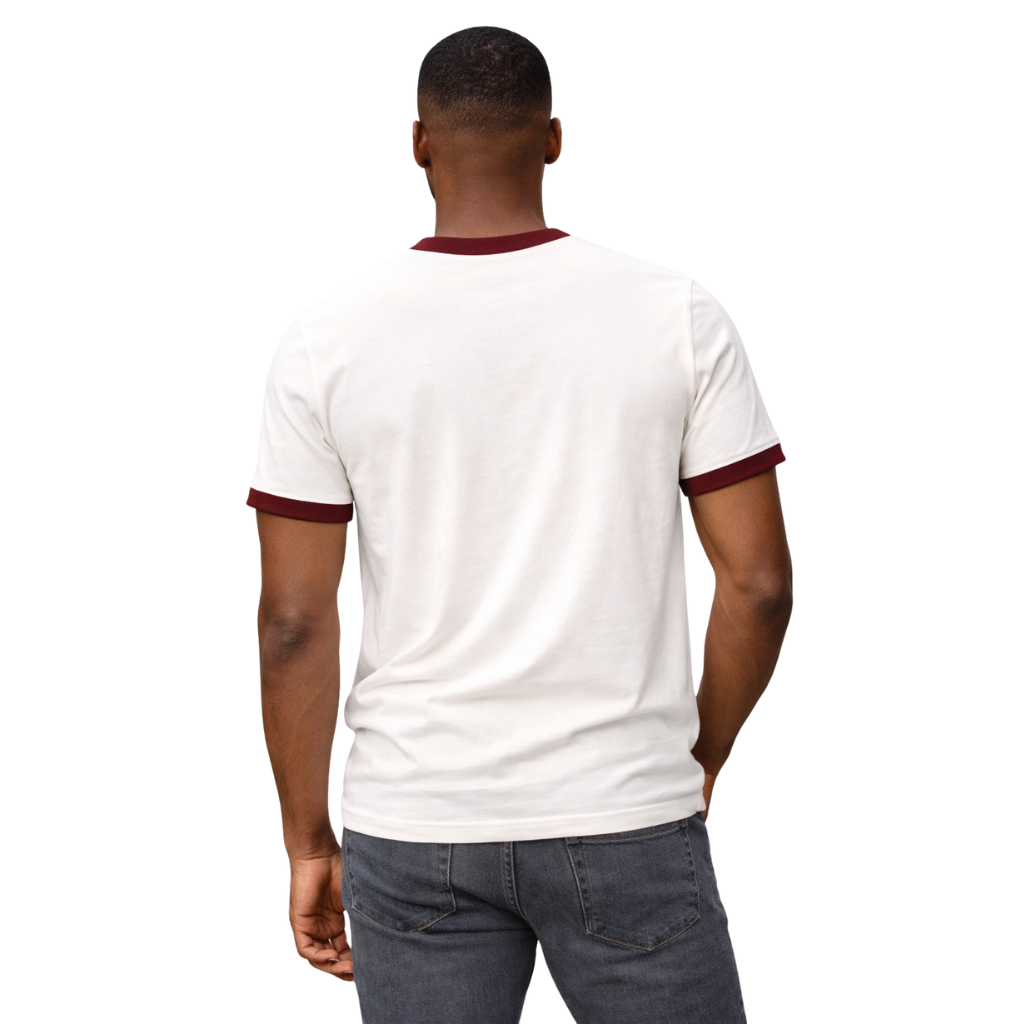 Kappa Alpha Psi Coat of Arms Ringer Tee (CREAM)