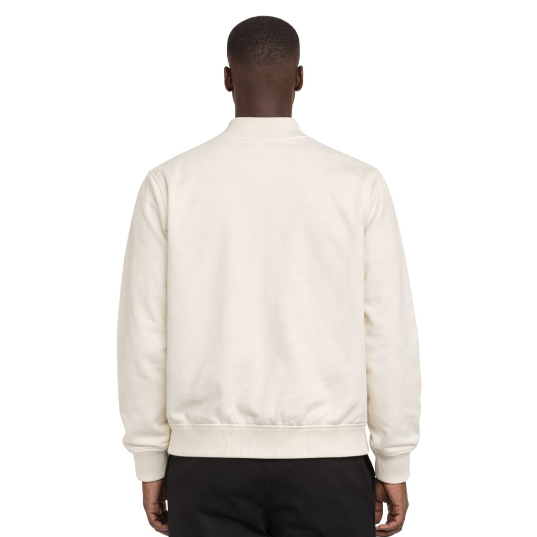Kappa Alpha Psi Tonal Vegan Suede Bomber Jacket (Cream)