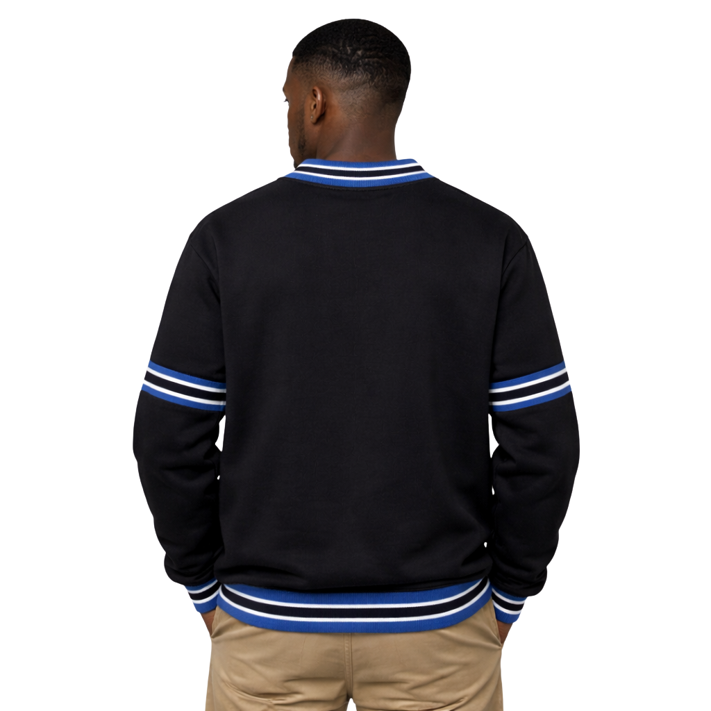 Phi Beta Sigma 1914 Black Chenille Crewneck Sweatshirt