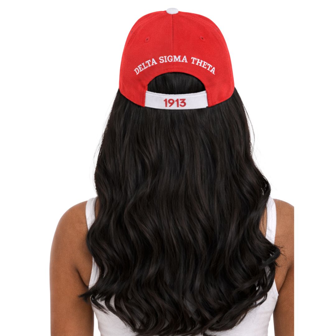 DST Letter Ball Cap Red