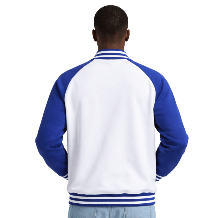 Phi Beta Sigma White Varsity Fleece Jacket
