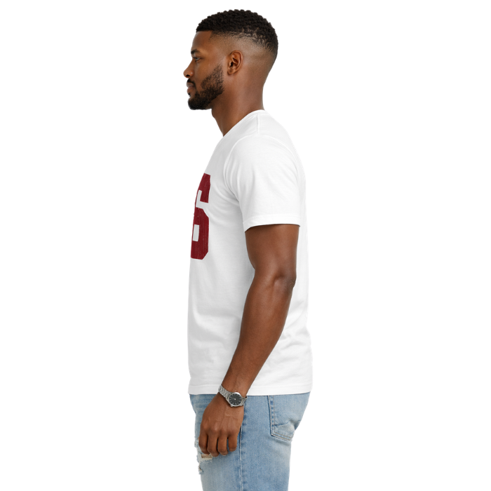 Kappa Alpha Psi #6 Klub V-Neck Tee (White)