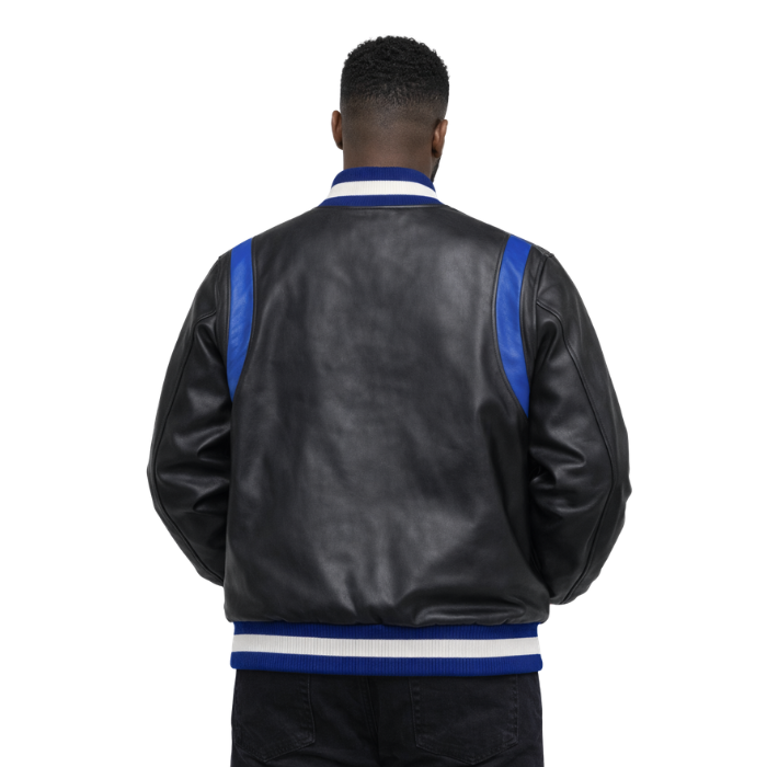 Sigma All Leather Letterman Jacket