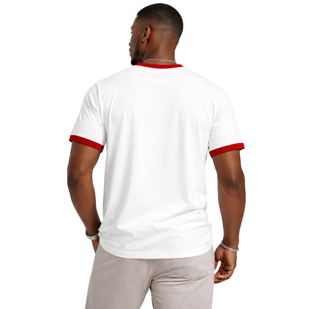 Kappa “KΑΨ” White Embroidered Premium Ringer Shirt