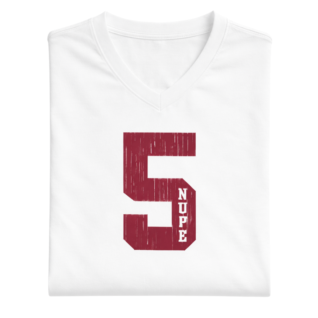 Kappa Alpha Psi #5 Klub V-Neck Tee (White)
