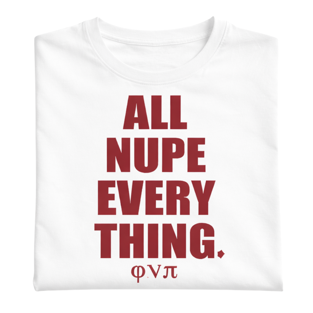 Kappa Alpha Psi All Nupe Every Thing Tee (White)