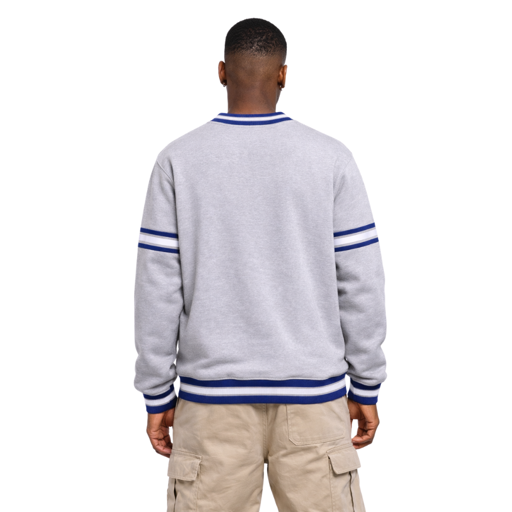 Phi Beta Sigma White Letter Chenille Crewneck