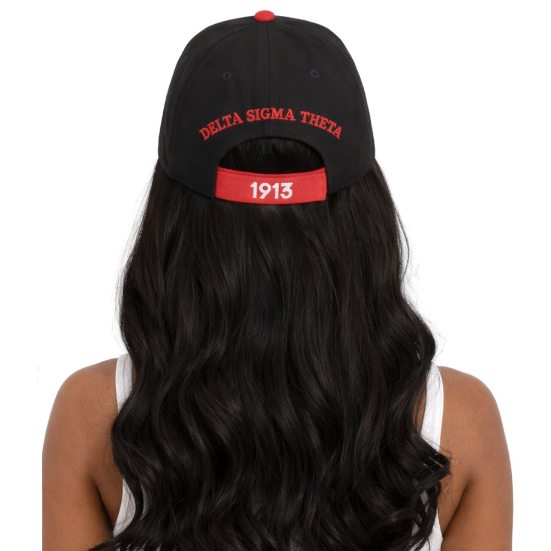 DST Letter Ball Cap Black
