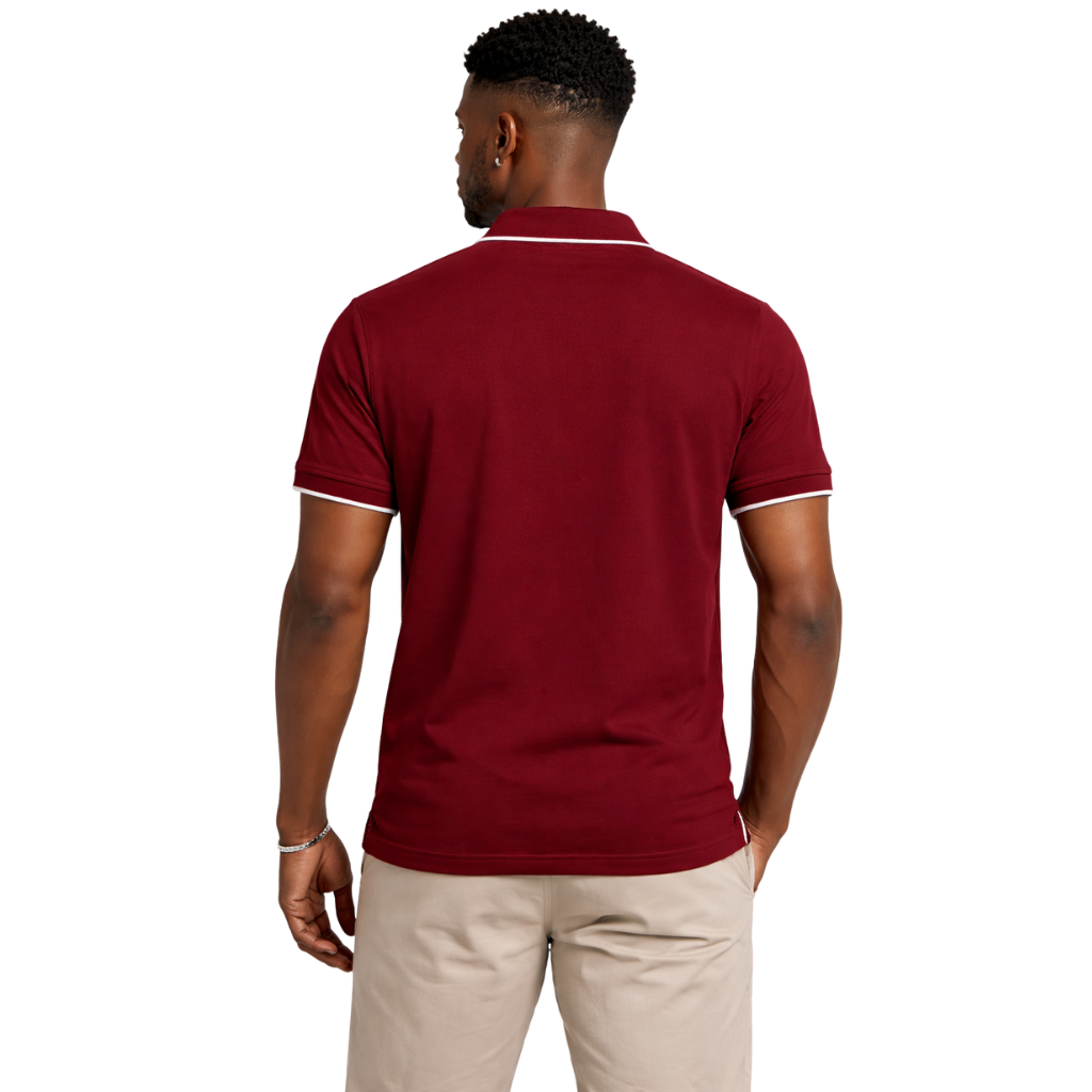 Kappa Alpha Psi Greek Letter DriFit Polo Shirt (Cream/Krimson)