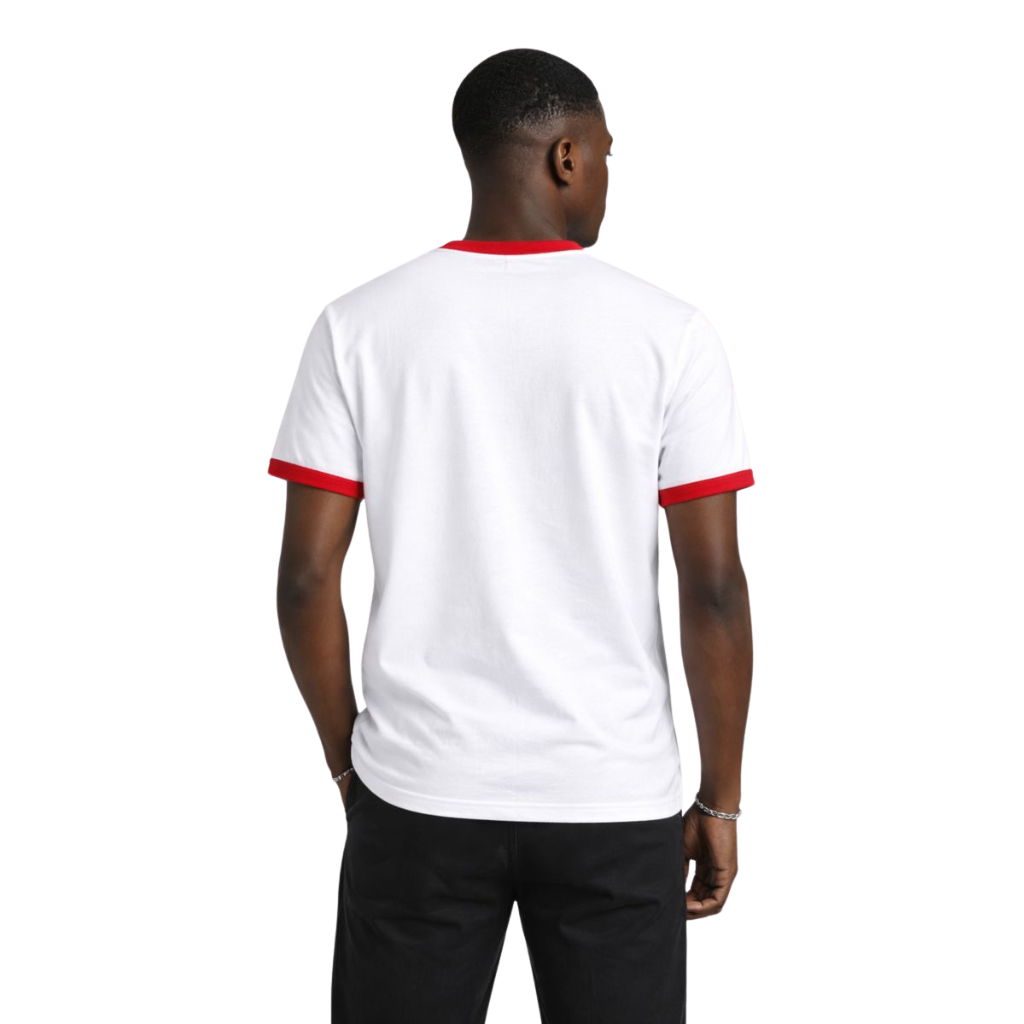 Kappa White Chenille Crest Ringer Premium Shirt