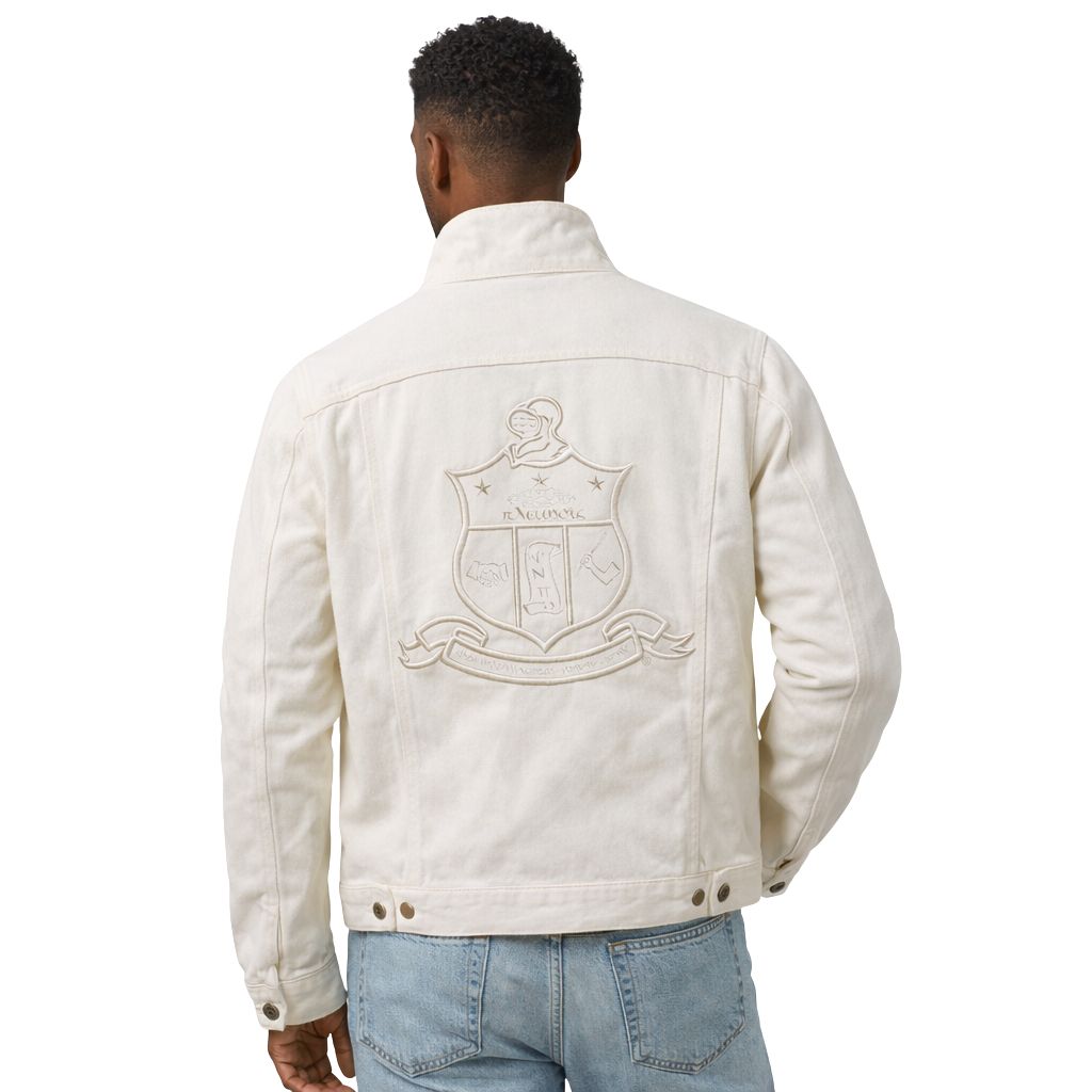Kappa Alpha Psi Coat of Arms Tonal Denim Jacket